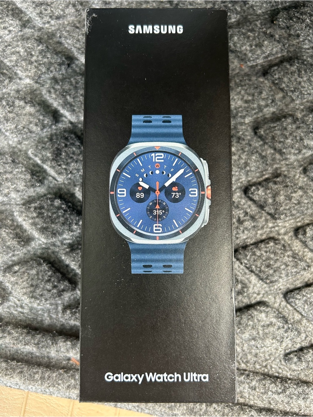 Samsung Galaxy Watch Ultra Blue with Silver Case